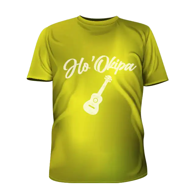 ho'okipa yellow t-shirt